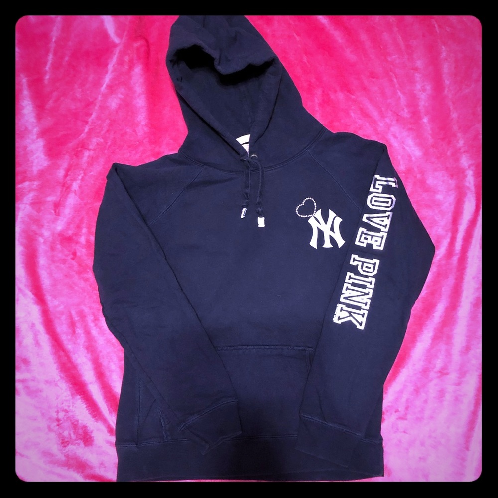 Victoria’s Secret Pink NY Yankees Hoodie size L